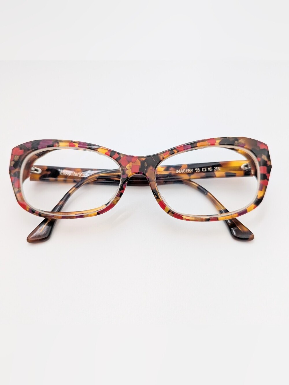 Harry Lary's Women's Multicolor Lightweight Tortoiseshell Eyeglass Frames & Case
